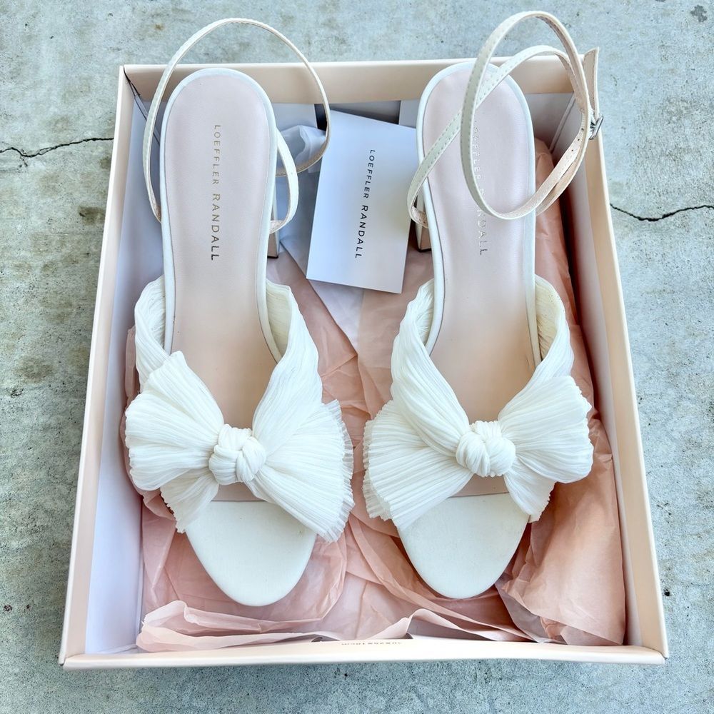 Loeffler Randall Natalia Platform Bridal Wedding Heels Shoes Sandals NIB 12 - Picture 9 of 12